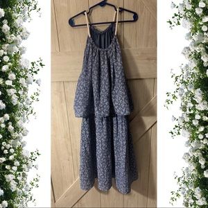 One Clothing Woman’s Sleeveless Dress Size Medium Rope Straps Flowy Lighweight